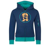 Trollkids - Kids Sortland Jacket - Hoodie, Gr. 110, blau (DarkIndigo/SeaGreen)