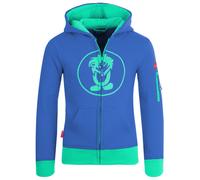 Trollkids - Kids Sortland Jacket - Hoodie, Gr. 140, blau (MidnightBlue/DarkMint)