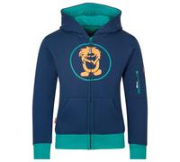 Trollkids - Kids Sortland Jacket - Hoodie, Gr. 152, blau (DarkIndigo/SeaGreen)