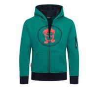 Trollkids - Kids Sortland Jacket - Hoodie, Gr. 164, türkis (DarkCyan/Black)
