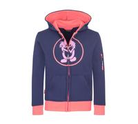 Trollkids - Kids Sortland Jacket - Hoodie, Gr. 98, blau (DeepViolet/CoralPink/LightViolet)