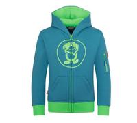 Trollkids - Kids Sortland Jacket - Hoodie, Gr. 98, türkis (DarkMarine/FreshGreen)