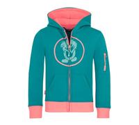 Trollkids Sweatjacke "Sortland" in Türkis - Größe 164 | Kinder Sweatshirts Jacken