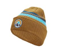 Trollkids - Kid's Spitsbergen Cap - Mütze, Gr. S 48-52 cm - 2-5 Years, braun (Bronze/DolphinBlue/Black)