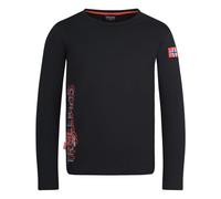 Trollkids - Kid's Stavanger Longsleeve XT - Longsleeve, Gr. 164, schwarz (Black/BurntOrange)