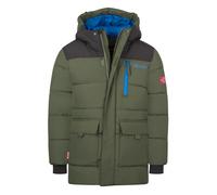 Trollkids - Kid's Torsvag Parka - Winterjacke, Gr. 104, oliv (Ivy/Black/ElectricBlue)