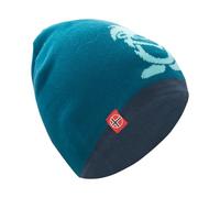 Trollkids Wende-Beanie "Troll" in Blau - Größe 48-52 cm | Baby Muetzen