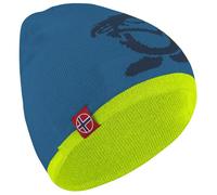 Trollkids - Kid's Troll Beanie - Mütze, Gr. 48 cm-52 cm 48-52 cm - 2-5 Years, blau (NordicBlue/GlowGreen/MysticBlue)