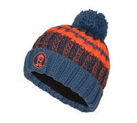 Trollkids - Kid's Troll Bobble Cap - Mütze, Gr. S 48-52 cm - 2-5 Years, blau (NordicBlue/MysticBlue/FlameOrange)