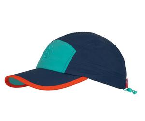 Trollkids Kids Troll Cap mystic blue/blue coral/fire red - Größe 6-12 Jahre