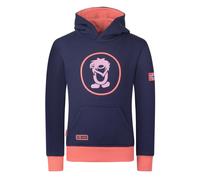 Trollkids - Kid's Troll Sweater - Hoodie, Gr. 104, blau (DeepViolet/CoralPink/LightViolet)