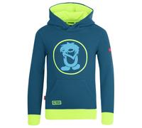 Trollkids - Kid's Troll Sweater - Hoodie, Gr. 104, blau (Petrol/Lime)