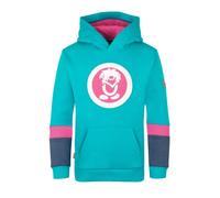Trollkids - Kid's Troll Sweater XT - Hoodie, Gr. 98, türkis (DarkTurquoise/BrightBerry/MysticBlue)