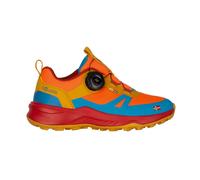 Trollkids - Kid's Trollfjord Hiker Low XT - Multisportschuhe, Gr. 34, bunt (RedClay/DynamicBlue/Mustard)