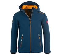 Trollkids - Kid's Trollfjord Jacket - Softshelljacke, Gr. 104, blau (MysticBlue/GoldenYellow)