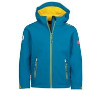 Trollkids - Kid's Trollfjord Jacket - Softshelljacke, Gr. 140, blau (AtlanticBlue/Ginger)