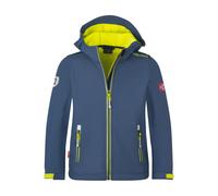 Trollkids - Kid's Trollfjord Jacket - Softshelljacke, Gr. 140, blau (MysticBlue/GlowGreen)