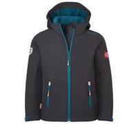 Trollkids Trollfjord Softshelljacke 98 cm Black / Petrol