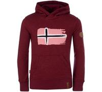 Trollkids Kids Trondheim Sweater maroon red - Größe 116 Kinder
