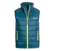 Trollkids - Kids Trondheim Vest - Kunstfaserweste, Gr. 92, blau (Petrol/Lime)