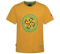 Trollkids - Kid's Windrose T - T-Shirt, Gr. 98, gelb (Mustard)
