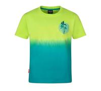 Trollkids - Kid's Yttersand Beach T - T-Shirt, Gr. 116, grün/türkis (WildLime/SeaGreen)