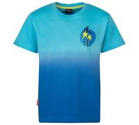 Trollkids - Kid's Yttersand Beach T - T-Shirt, Gr. 104, blau (PoolBlue/AlpineBlue)