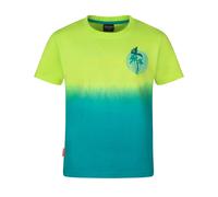 Trollkids - Kid's Yttersand Beach T - T-Shirt, Gr. 140, grün/türkis (WildLime/SeaGreen)