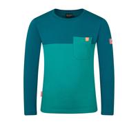 Trollkids - Kid's Bergen Longsleeve - Longsleeve, Gr. 140, türkis (SeaGreen/LagoonGreen)
