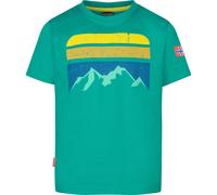 Trollkids Kinder Falketind T-Shirt (Größe 152, tuerkis)