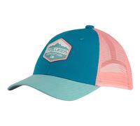 Trollkids Kinder-Cap Femund – 48–52 cm – türkis (HarborBlue/AquaHaze/PeonyRose)