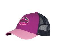 Baseball Cap TROLLKIDS "KIDS FEMUND CAP", Kinder, Gr. 6/12 (53/56), fresh berry, candy pink, graphite, Obermaterial: 100% Baumwolle, Caps, für Kinder und Jugendliche, weitenverstellbar, sportlicher St