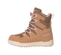 Winterstiefel TROLLKIDS "KIDS FINNMARK WINTER BOOTS", Gr. 33, braun ochre, Leder, Synthetik, sportlich, Schuhe, wasserdicht, Schnellverschluss mit Schnürsenkel (19880665-33) braun ochre