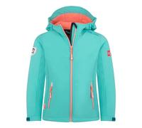 Trollkids Kinder Girls Trollfjord Jacke, aqua haze-harbor blue, 152
