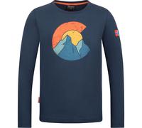Trollkids Kinder Halsafjord Longsleeve (Größe 110, blau)