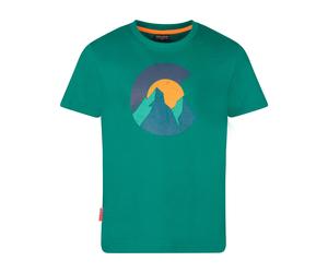Trollkids Kinder Halsafjord T-Shirt (Größe 116, tuerkis)