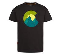 Trollkids Kinder Halsafjord T-Shirt (Größe 128, schwarz)