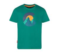Trollkids Kinder Halsafjord T-Shirt (Größe 128, tuerkis)