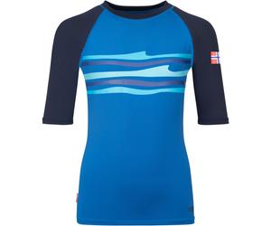 Trollkids Kinder Haukland Swim T-Shirt (Größe 104, blau)