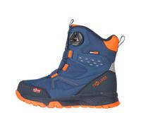 Winterstiefel TROLLKIDS "KIDS KIRKENES WINTER BOOTS", Jungen, Gr. 28, orange (nordic blau, mystic blau, flame orange), Synthetik, Textil, Schuhe, wasserdicht, fitgo Schnellschnürsystem, reflektierende