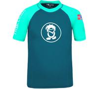 Trollkids Kinder Kvalvika T-Shirt (Größe 110, blau)
