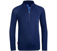 Trollkids Kinder Lofoten Half Zip Longsleeve (Größe 104, blau)