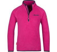 Trollkids - Kid's Nordland Half Zip - Fleecepullover, Gr. 92, rosa (Fireberry/Navy)