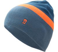 Trollkids - Kid's Nordland Cap - Mütze, Gr. 52 cm-56 cm 52-56 cm - 6-12 Years, blau (NordicBlue/FlameOrange/MysticBlue)
