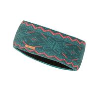 Trollkids - Girl's Rauland Headband - Stirnband, Gr. S 48-52 cm - 2-5 Years, türkis (MidnightPetrol/DustyTeal/CoralPink)