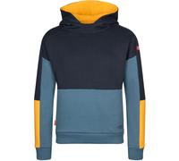 Trollkids Rondane Kapuzenpullover 104 cm Black / Steel Bue / Mango