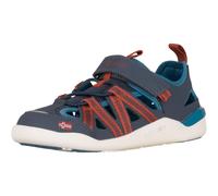 Trollkids Barfußschuh Kids Saltfjord – Kinder Synthetik Gr.36 mystic blau/rot clay/summernight blau