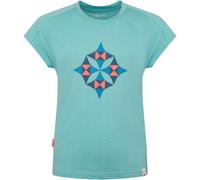 Trollkids - Girl's Sandefjord T - Merinoshirt, Gr. 152, türkis (AquaHaze)