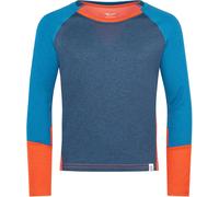 Trollkids - Kid's Seiland Longsleeve - Funktionsshirt, Gr. 110, blau (MysticBlue/SummernightBlue/RedClay)