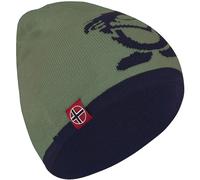 Trollkids Wende-Beanie "Troll" in Khaki - Größe 52-56 cm | Baby Muetzen